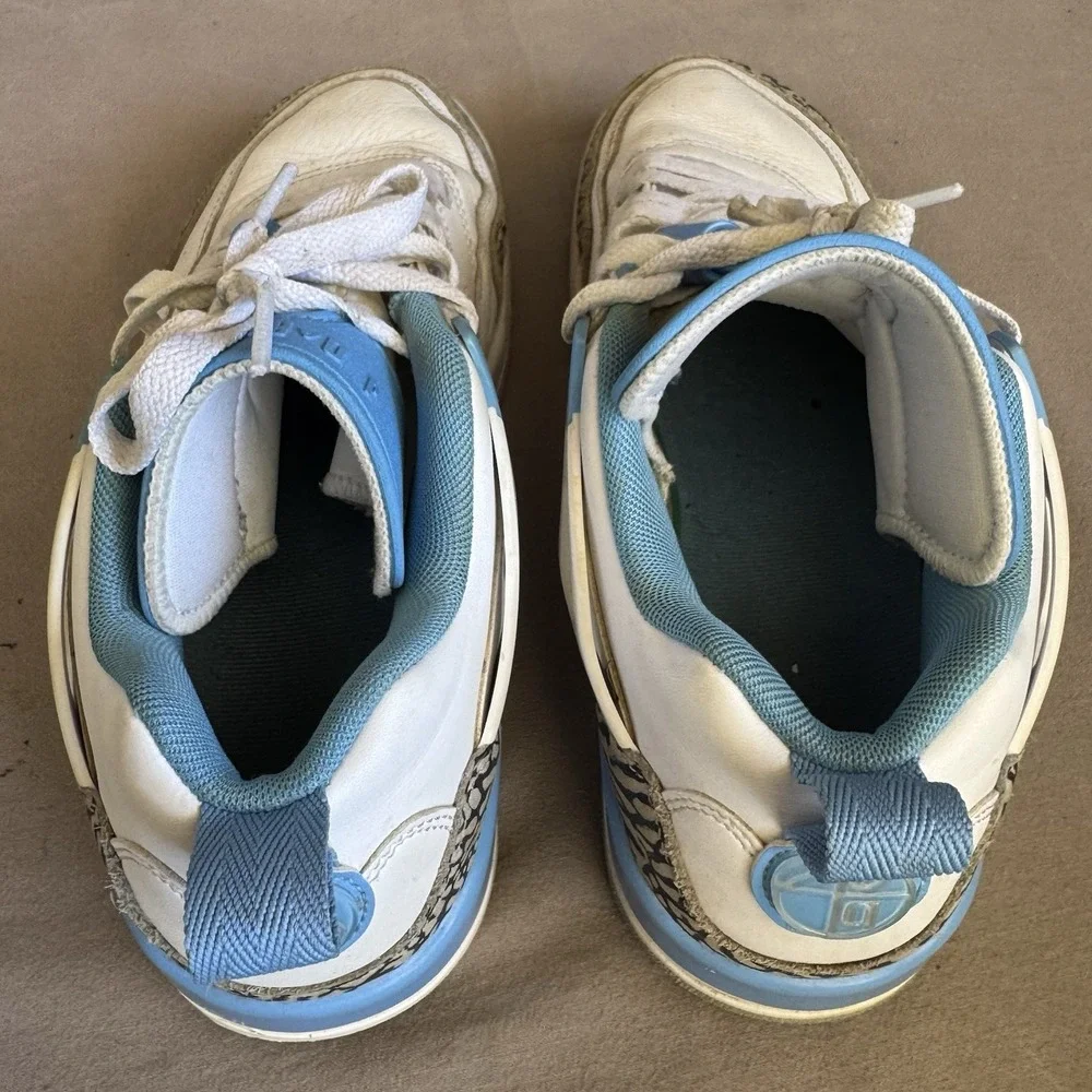 Size 8 - Air Jordan Spizike Low UNC Men's White Blue Shoes FQ1759-141